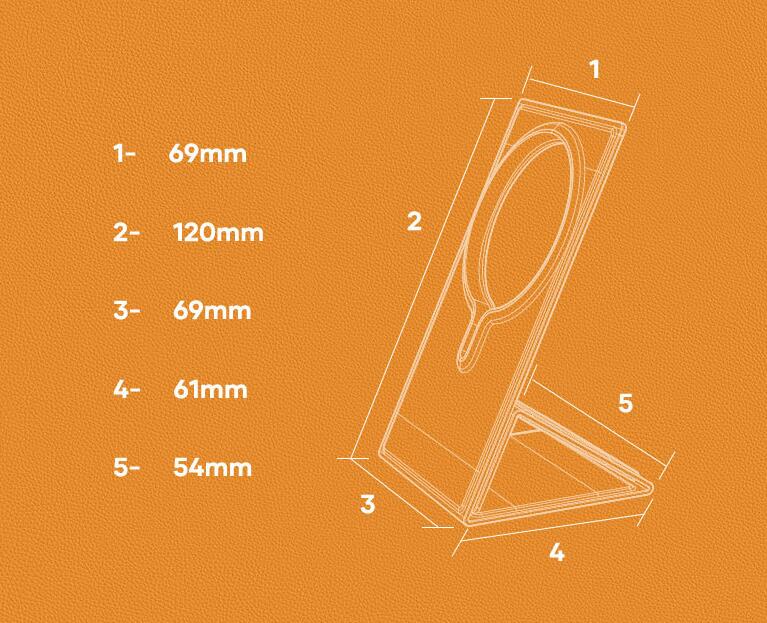 Wireless Charger Folding Stand Desktop Base